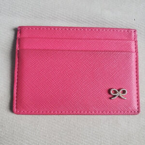 Pink credit card holder